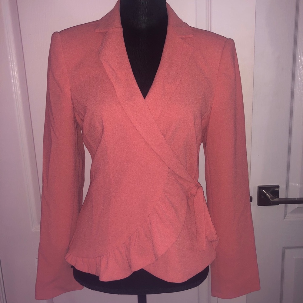 Coral Blazer size 8
